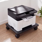 Beeveer 2 Pcs Black Under Desk Printer Stand 15.8 x 13.8 x 3.2 Inches - Image 6