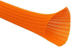 Kable Kontrol Braided Cable Sleeve Split Wrap 1/4" 25 Ft - Orange by KABLEKONTROL%C2%AE