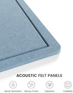 Fluxynara 35.4"x23.6" Large Bulletin Board,Coastal Haze - Image 3