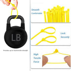 250 Pack 12 Inch Heavy Duty Reusable Zip Ties Yellow ?UV Resistant, 55 LBS Tensile Strength, Weatherproof Cable Ties for Outdoor, Industrial, and Harsh Environments - Image 3