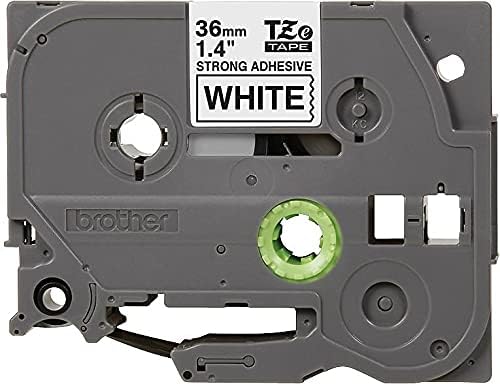 Brother Laminated Extra-Strength Black on White 1 1/2 Inch Tape in Retail Packaging (TZeS261) - Image 5