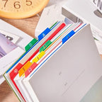 Lewtemi 100 Pcs 5 x 8 Index Card Dividers with Tabs, 5 Colors - Image 7