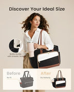LOVEVOOK Work Tote Bag for Women,Laptop Bag with File Organizer for Teacher - Image 4