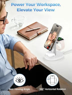 Mag-Safe Charger 3 in 1 Charging Station for iPhone Apple Watch AirPods - Image 7