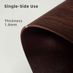 Small Round Table Cover - Can Be Used On Both Sides Waterproof and Easy to Clean Good Flatness Used for Coffee Table Dining Table(Walnut Wood Grain Dia.24Inch) - Image 2