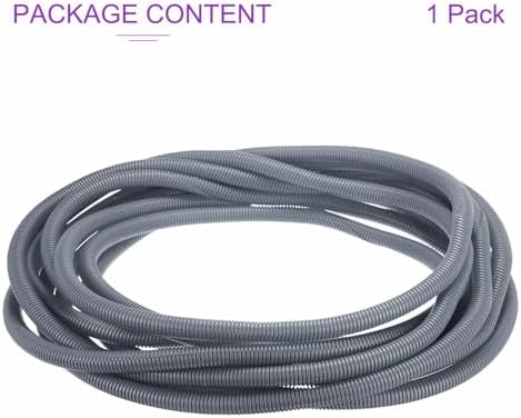 DMiotech 100ft Wire Loom Split Tubing 3/4 Inch(19.1mm) ID Gray - Image 5