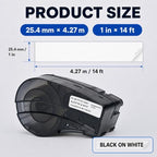 M21-1000-427 Self-Laminating Wire Labels for M210/M211/BMP21, 1'' x 14' - Image 2