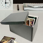 Lineco Record Storage Box 12x15x10 inch, Acid-Free Gray Boxboard, 1 Pack - Image 7