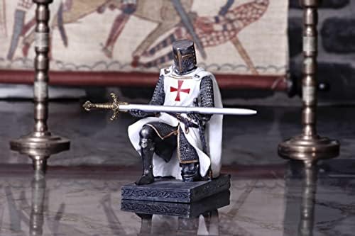 Nemesis Now Knight's Oath Pen Holder, Whilte, 16.8cm, White - Image 6