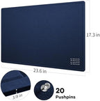 Felt Bulletin Board 24x18 inches, Decorative Pin Board for Home & Office - Image 4