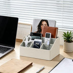 Desk Organizer Caddy Nightstand Organizer Desk Caddy Remote Holder - Image 5