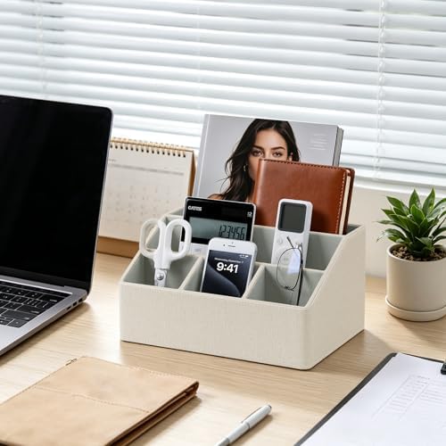 Desk Organizer Caddy Nightstand Organizer Desk Caddy Remote Holder - Image 5