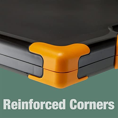 Officemate Carryall Clipboard Storage Box, Letter/Legal Size, Black and Orange (83326) (Pack of 6) - Image 6