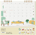 Midori 2027 Tabletop Calendar, Medium Dog, 31408006 by DESIGNPHIL