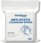 4" x 4" Anti-Static & Microfiber Wipes (100 Pcs, 200GSM) by PrecisionCleanroomSupplies