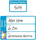 Name Bubbles - Reusable Baby Bottle Labels for Daycare (20 Labels) - Kids Washable Name Tags for Bottles, Sippy Cups, & Snack Containers, Waterproof, Baby Name Stickers, Write-On (Cupcakes) by NameBubbles