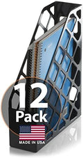 Officemate Recycled Magazine File, Black, 12 Each (26082) by Officemate