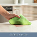S&T INC. Microfiber Cleaning Cloth, 200 Pack, 11.5" x 11.5" - Image 2