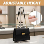 AceOrbit 3 Pcs Acrylic Purse Display Stand, 14" to 24" Clear Handbag Rack - Image 6