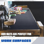 Drydiet 1 Pcs 24 x 48'' Work Bench Mat Top, Thick 63mil, Black - Image 5
