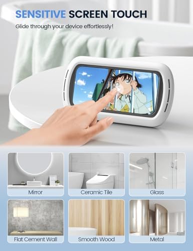 Lamicall Showerr Phone Holder + Cord Organizer Clips - Image 5