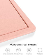 Fluxynara 35.4" x 23.6" Bulletin Board, Pink - Image 3