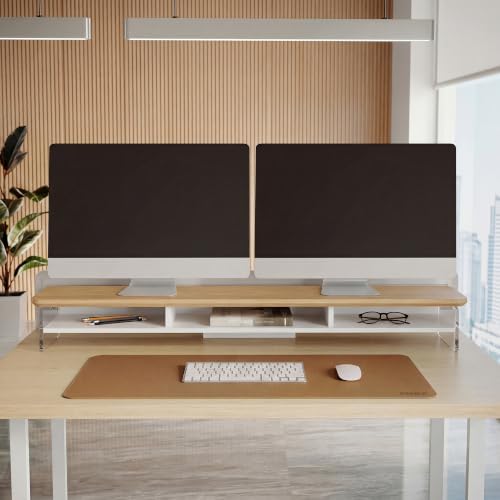 Fenge Desk Pad Mat for Home & Office, 31.5” x 15.7”, Taupe - Image 6