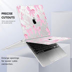 May Chen for MacBook Air 15 inch Case M5 M4 M3 M2 2026 2024-2023, Model A3448 A3241 A3114 A2941, Closes Seamlessly Hard Shell Laptop Cover with Keyboard Cover, Pink Bows - Image 6