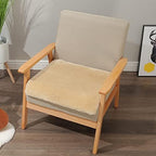 LLB Sheepskin Chair Covers Office Chair Cushion Dining Room Chair Pads Desk Seat Cushion for Computer Chair Fur Area Rugs for Living Room 19x19 Inch (Pack of 1), Shearling Pearl - Image 4