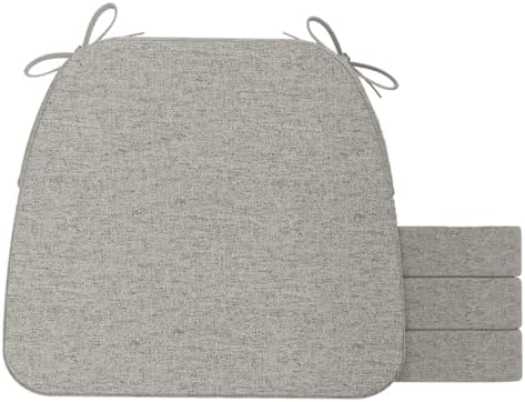 AAAAAcessories Chair Cushions for Dining Chairs, 17 x 16 x 2 in, Set of 4 by AAAAAcessories