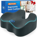 BlissTrends Extra Thick Seat Cushion for Office Chair & Car Seat, DarkGreen by BlissTrends