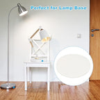 PATIKIL 11" Diameter Felt Furniture Pads, 8 Pack 1/5" Thick Lamp Base Felt Round Soft Adhesive Non-Slip Anti-Scratch Backed Felt Floor Protector for Lamp Furniture DIY Craft, White - Image 5