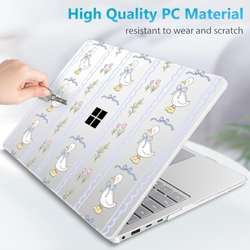Case for Surface Laptop 8 2026/7 2024 13.8", Preppy Stripe Goose - Image 5