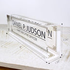 Custom Acrylic Name Plate Personalize Desk Plaque for Office Hospital Teacher Decoration Display - Image 4