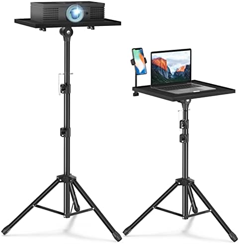 Facilife Projector Stand Tripod - Laptop Tripod Projector Stand Adjustable Height 22 to 47 Inch, Projector Tripod Stand, Tripod for Porjector, Projector Stand for Outdoor Movies by Facilife