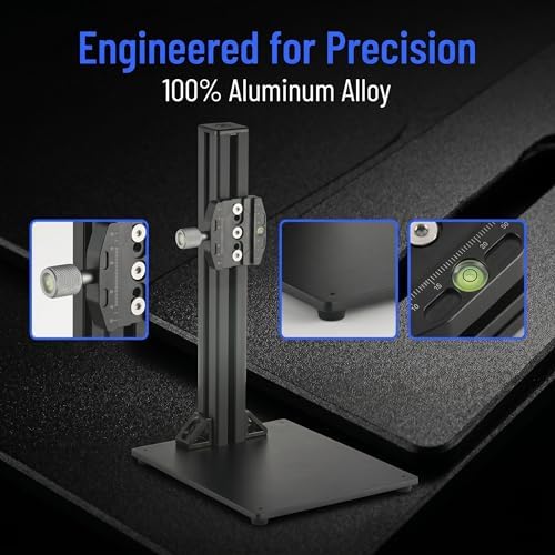 Copy Macro Stand, Film Digitization Scanning Stand, with Camera Quick-Release Plate-Adjustable Height, Column Height 450mm, for DSLR Macro Shoot, Animation Rostrum - Image 2