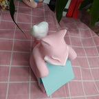 Animal Fox Sticky Note Dispenser Pop-up Notes Holder for Desk Home Office School Classroom, 3x3 in, Pink, C13 - Image 4