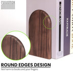 Book Ends,8 Pack Large Bookends Wood Book Ends Universal Economy Bookend (8, Large) - Image 2