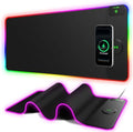 XL RGB LED Gaming Mouse Pad with 15W Magnetic Wireless Charging by abcmat