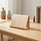 Wooden Tablet Stand, Stable Desktop Holder for Cell Phone - Image 2