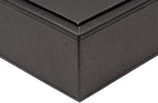 Armory by Castle - Leatherette Two Stackable Paper Trays Desk Organizer - Clutter Organizer for Home, Office, Personal, and Employee Files (Two Paper Trays - Stackable) - Image 5