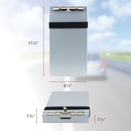 Saunders Recycled Aluminum Citation Holder, Police Ticket Book Clipboard - Image 2