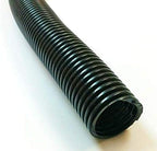 Electriduct 2.5" Split Wire Loom Tubing Polyethylene Corrugated Flexible Conduit (2.5 Inch ID) - Black - 10 Feet by Electriduct
