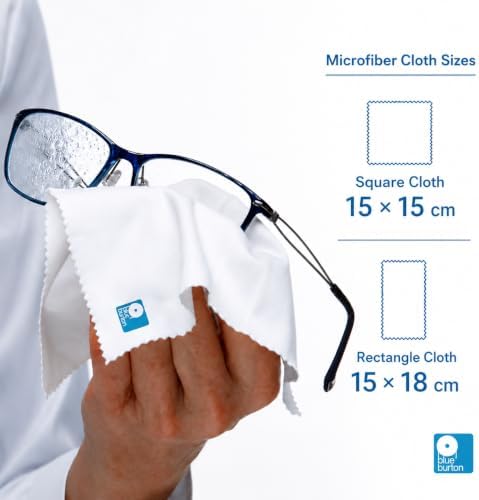 100-1000 PCS Custom Logo Microfiber Cleaning Cloths, Personalized Eyeglass Lens Cloths, Bulk Promotional Glasses Cloth for Optical Shops, Corporate Gifts (300) - Image 3
