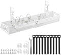 Under Desk Cable Management Tray, No Drill Mesh Cable Tray Cord Organizer by Unknown