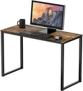 SHW Mission 32-Inch Home Office Computer Desk, Rustic Brown by SHW