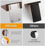 DRELIFAM Wood Handmade Heavy Duty Bookends for Shelves Decorative Book Ends to Hold Books for Office - Image 2