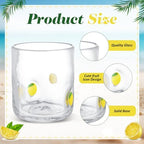 SiliFine 4 Pack Fruit Icon Juice Glasses, 14 oz - Image 5