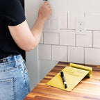 Three by Three Seattle 5.5"x9" Metal Dry Erase to-Do Board, 1-Pack (Golden) - Image 2