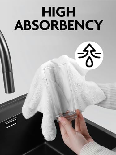 Fantasticlean Microfiber Cleaning Cloth Roll- 75 Sheets, 12" x 12" (White) - Image 5
